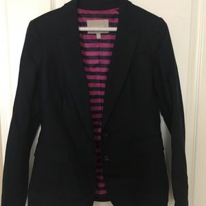 3 piece navy suit from Banana Republic